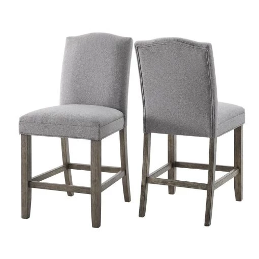 Grayson Driftwood Farmhouse Counter Chair Gray - set of 2 by Steve Silver -Steve Silver Online Store driftwood steve silver dining chairs gs640ccg 64 1000