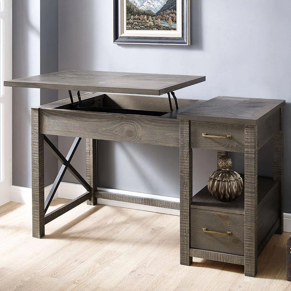 Dexter Gray Writing Desk by Steve Silver 7 Dexter Gray Writing Desk by Steve Silver - Image 5
