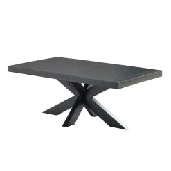 Harris 48 in. Ebony Large Rectangle Wood Coffee Table with Pedestal Base by Steve Silver -Steve Silver Online Store ebony steve silver coffee tables hr250c 44 1000