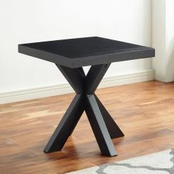 Harris Ebony Square Pedestal Base End Table by Steve Silver -Steve Silver Online Store ebony steve silver end side tables hr250e c3 1000