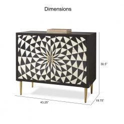 Benzara Ebony and Ivory 2-Door Accent Cabinet by Steve Silver 12 Benzara Ebony and Ivory 2-Door Accent Cabinet by Steve Silver -Steve Silver Online Store ebony with ivory accents steve silver accent cabinets bz200sb 4f 1000