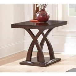 Jocelyn Espresso Cherry Classic End Table by Steve Silver -Steve Silver Online Store espresso cherry steve silver end side tables jl200en 31 1000