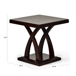 Jocelyn Espresso Cherry Classic End Table by Steve Silver -Steve Silver Online Store espresso cherry steve silver end side tables jl200en 40 1000