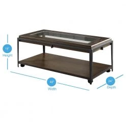 Waco Espresso 3-Piece Occasional Set by Steve Silver -Steve Silver Online Store espresso finish steve silver coffee tables wc1003pc fa 1000