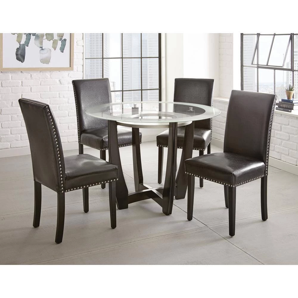 Verano Espresso 5-Piece Dining Set by Steve Silver 6 Verano Espresso 5-Piece Dining Set by Steve Silver - Image 4