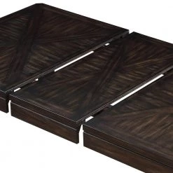 Ally Espresso Dining Table with 18 in. Extension Leaf by Steve Silver -Steve Silver Online Store espresso steve silver kitchen dining tables as700tc 4f 1000