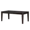 Ally Espresso Dining Table with 18 in. Extension Leaf by Steve Silver