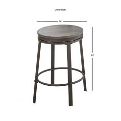 Portland Grey 24 in. Counter Stool (Set of 2) by Steve Silver 12 Portland Grey 24 in. Counter Stool (Set of 2) by Steve Silver -Steve Silver Online Store gray ash veneer steve silver bar stools or420cs 1f 1000