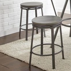 Portland Grey 24 in. Counter Stool (Set of 2) by Steve Silver 10 Portland Grey 24 in. Counter Stool (Set of 2) by Steve Silver -Steve Silver Online Store gray ash veneer steve silver bar stools or420cs c3 1000