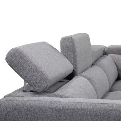 Isla 83.5 in. W 3-Piece Gray Polyester Fabric 4-Seat Symmetrical Power Reclining Sectional by Steve Silver -Steve Silver Online Store gray polyester steve silver loveseats il950sect 1f 1000
