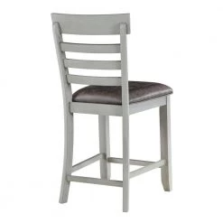 Hyland Gray 24 in. Counter Height Dining Chair (Set of 2) by Steve Silver -Steve Silver Online Store gray steve silver dining chairs hy500cc 4f 1000