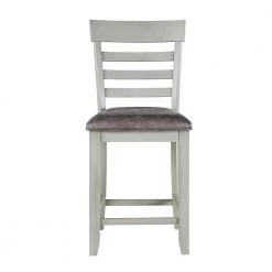 Hyland Gray 24 in. Counter Height Dining Chair (Set of 2) by Steve Silver