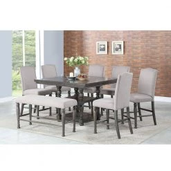 Caswell Grey Counter Table by Steve Silver -Steve Silver Online Store gray steve silver kitchen dining tables cw700pt c3 1000