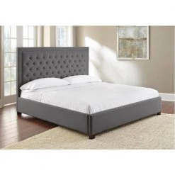 Isadora Gray King Panel Bed by Steve Silver 11 Isadora Gray King Panel Bed by Steve Silver -Steve Silver Online Store gray steve silver platform beds id890kbedg 31 1000