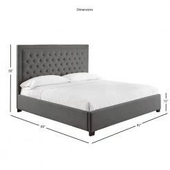 Isadora Gray King Panel Bed by Steve Silver 10 Isadora Gray King Panel Bed by Steve Silver -Steve Silver Online Store gray steve silver platform beds id890kbedg 4f 1000