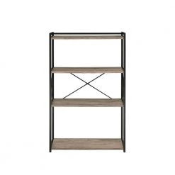 Corday Grey/Black 47"H Bookcase by Steve Silver