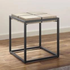 Oaklee Honey Brown and Dark Grey End Table by Steve Silver -Steve Silver Online Store honey grey steve silver end side tables oe100e 31 1000