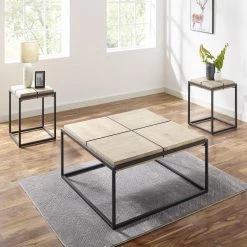 Oaklee Honey Brown and Dark Grey End Table by Steve Silver -Steve Silver Online Store honey grey steve silver end side tables oe100e c3 1000