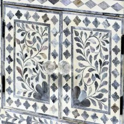 Fowler 24 in. Mango Wood in Lilac Gray Accent Cabinet with Storage by Steve Silver -Steve Silver Online Store lilac gray steve silver accent cabinets fl100ac 44 1000