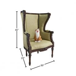 Louis XVI Walnut Mahogany Arm Chair by Design Toscano -Steve Silver Online Store mahogany design toscano accent chairs af51315 40 1000