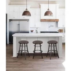 Bali 30 in. Metal Backless Swivel Barstool with Bonded Leather Seat by Steve Silver 13 Bali 30 in. Metal Backless Swivel Barstool with Bonded Leather Seat by Steve Silver -Steve Silver Online Store metal steve silver bar stools bl500sbc 31 1000