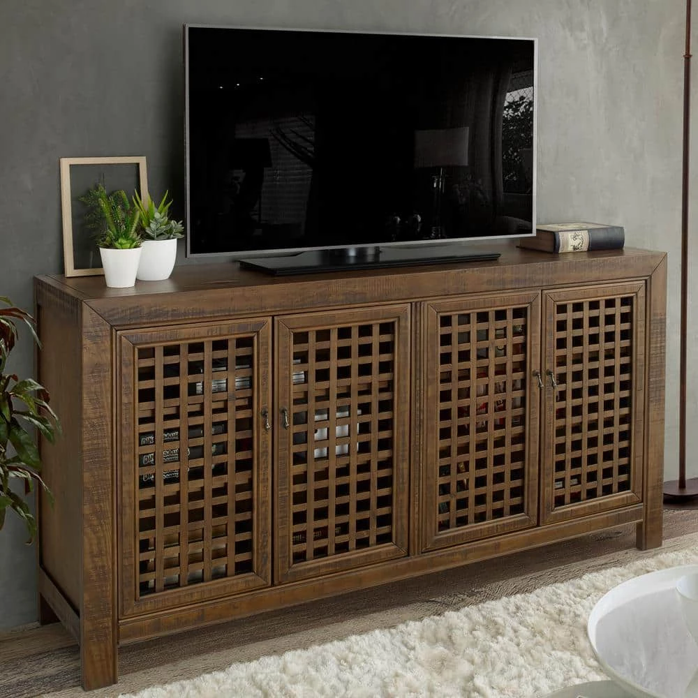 Rio 4 Door Accent Cabinet Mocha by Steve Silver 8 Rio 4 Door Accent Cabinet Mocha by Steve Silver - Image 6