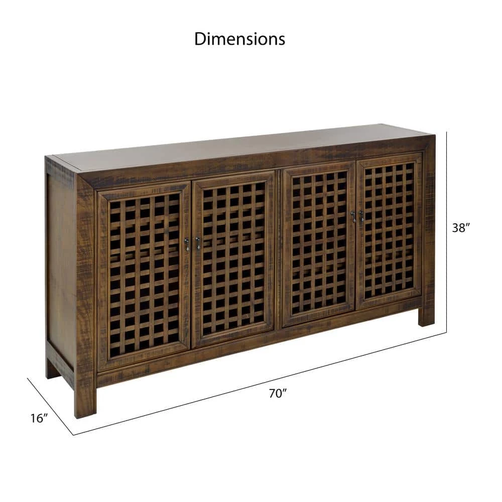 Rio 4 Door Accent Cabinet Mocha by Steve Silver 12 Rio 4 Door Accent Cabinet Mocha by Steve Silver - Image 10