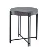 Morgan Grey and Black Round End Table by Steve Silver 2 Morgan Grey and Black Round End Table by Steve Silver -Steve Silver Online Store mottled grey steve silver end side tables mg200e 64 1000
