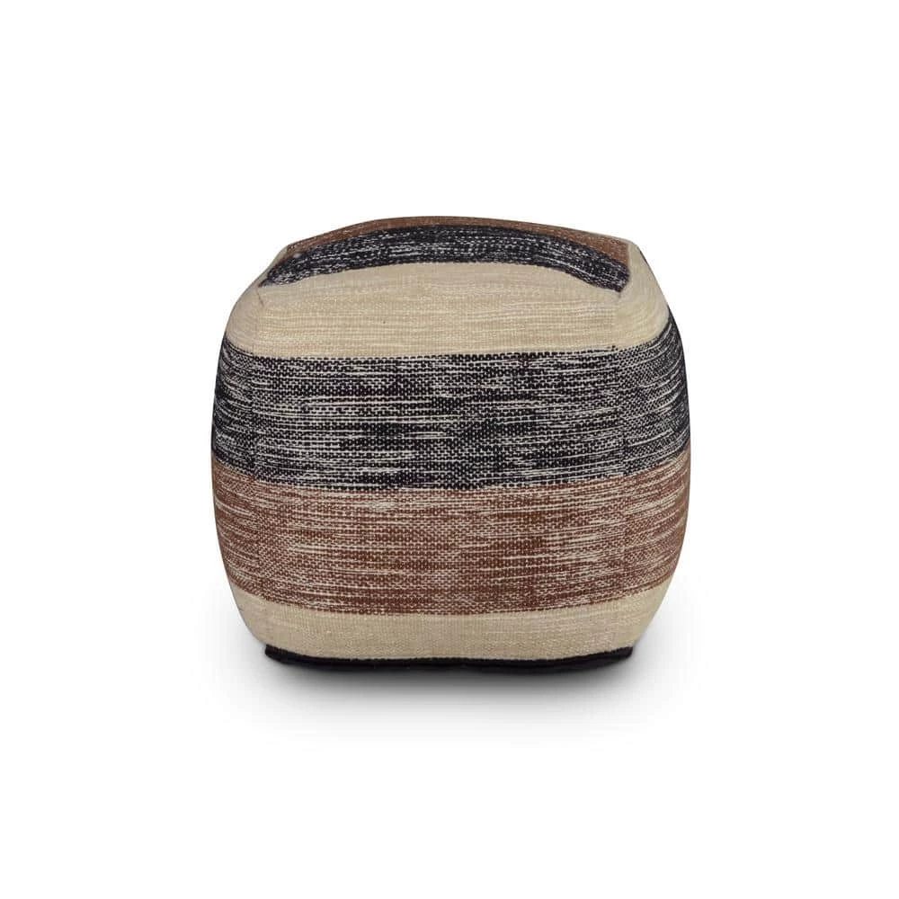 Jamal Square Handwoven Pouf by Steve Silver 3 Jamal Square Handwoven Pouf by Steve Silver