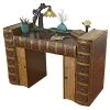 Literary Volumes 50.5 in. Rectangular Wood Multi-Colored 2-Drawer Writing Desk by Design Toscano -Steve Silver Online Store multi colored design toscano writing desks oa38136 64 1000