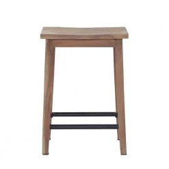 Tahoe 24 in. Natural Backless Counter Stool by Steve Silver