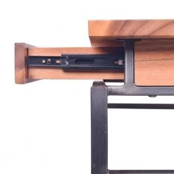 Tamra 48"W Natural Brown wood top Rectangle writing Desk by Steve Silver -Steve Silver Online Store natural steve silver writing desks ta150d 4f 1000