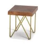 Walter End Table Mango Wood Top with Brass Inlay and Base by Steve Silver -Steve Silver Online Store pine steve silver end side tables wt300e 64 1000
