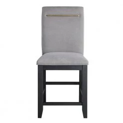 Yves Grey Counter Chair (Set of 2) by Steve Silver
