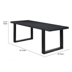 Yves Rubbed Charcoal 77" Counter Table by Steve Silver -Steve Silver Online Store rubbed charcoal steve silver kitchen dining tables ys500ptltt fa 1000