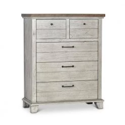 Bear Creek 5-Drawer Rustic Ivory and Honey Chest of Drawers (52 in. H x 42 in. W x 19 in. D) by Steve Silver -Steve Silver Online Store rustic ivory honey steve silver chest of drawers bc900ct c3 1000
