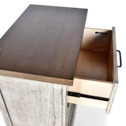 Bear Creek Rustic Ivory and Honey Nightstand (26 in. H x 28 in. W x 17 in. D) by Steve Silver -Steve Silver Online Store rustic ivory honey steve silver nightstands bc900ns 1f 1000