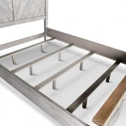 Bear Creek Rustic Ivory and Honey King Panel Bed by Steve Silver -Steve Silver Online Store rustic ivory honey steve silver panel beds bc900 kbed 1f 1000