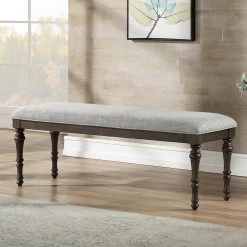 Linnett 19 in. Sagebrush Dining Bench by Steve Silver -Steve Silver Online Store sagebrush steve silver dining benches lt500bn 31 1000