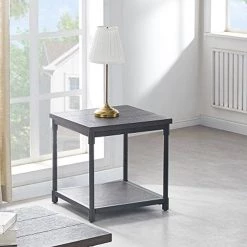 Prescott 22 in. Smokey Gray End Table by Steve Silver -Steve Silver Online Store smokey oak steve silver end side tables rc300e 31 1000