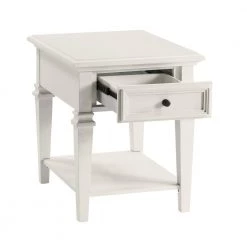 Charlestown 26" White End Table by Steve Silver -Steve Silver Online Store soft white steve silver end side tables ct100e 77 1000