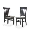 Raven Noir Side Chair (Set of 2) by Steve Silver
