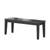 Raven Noir Two Tone Ebony and Driftwood Noir Bench by Steve Silver