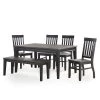 Raven Noir 6-Piece 2-tone ebony and driftwood Dining Set by Steve Silver 1 Raven Noir 6-Piece 2-tone ebony and driftwood Dining Set by Steve Silver -Steve Silver Online Store two tone ebony and driftwood steve silver dining room sets rn5006pc 64 1000