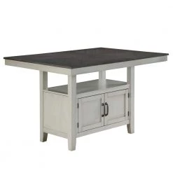 Hyland Gray Counter Table by Steve Silver -Steve Silver Online Store two tone stone gray and charcoal finish steve silver kitchen dining tables hy500pt 4f 1000