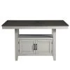 Hyland Gray Counter Table by Steve Silver 2 Hyland Gray Counter Table by Steve Silver -Steve Silver Online Store two tone stone gray and charcoal finish steve silver kitchen dining tables hy500pt 64 1000