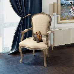 The Carlisle Louis XV Walnut Brown Arm Chair (Set of 2) by Design Toscano -Steve Silver Online Store walnut design toscano accent chairs af91945 31 1000
