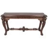 Lord Raffles Grand Hall 57.5 in. Brown Standard Rectangle Top Wood Lion Leg Console by Design Toscano -Steve Silver Online Store walnut design toscano console tables af57226 64 1000