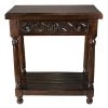 Calcot Manor 29.5 in. Brown Standard Rectangle Top Wood Console Table by Design Toscano -Steve Silver Online Store walnut design toscano console tables af57256 64 1000