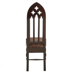 Viollet-le-Duc Brown Mahogany Cathedral Side Chair by Design Toscano 12 Viollet-le-Duc Brown Mahogany Cathedral Side Chair by Design Toscano -Steve Silver Online Store walnut design toscano dining chairs af51320 66 1000